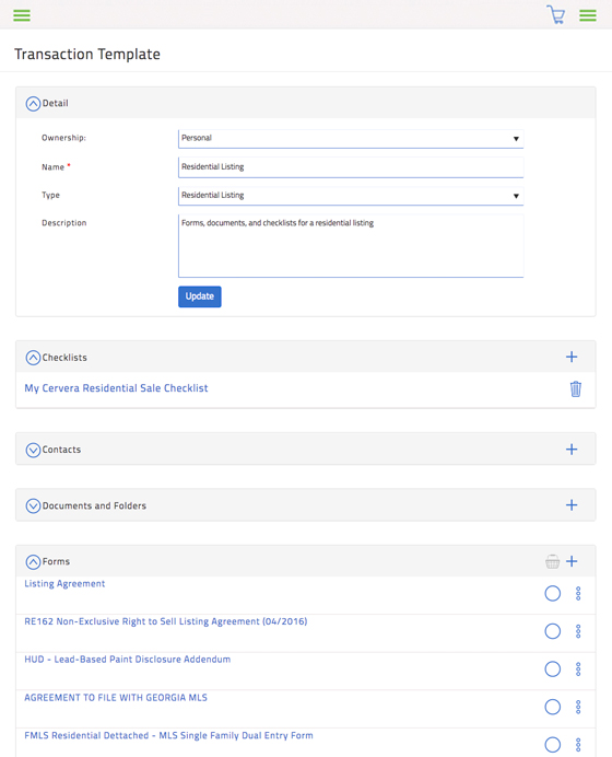 TranasactionDesk Checklist Template